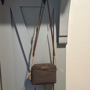 Michael Kors Dark Brown Crossbody Bag